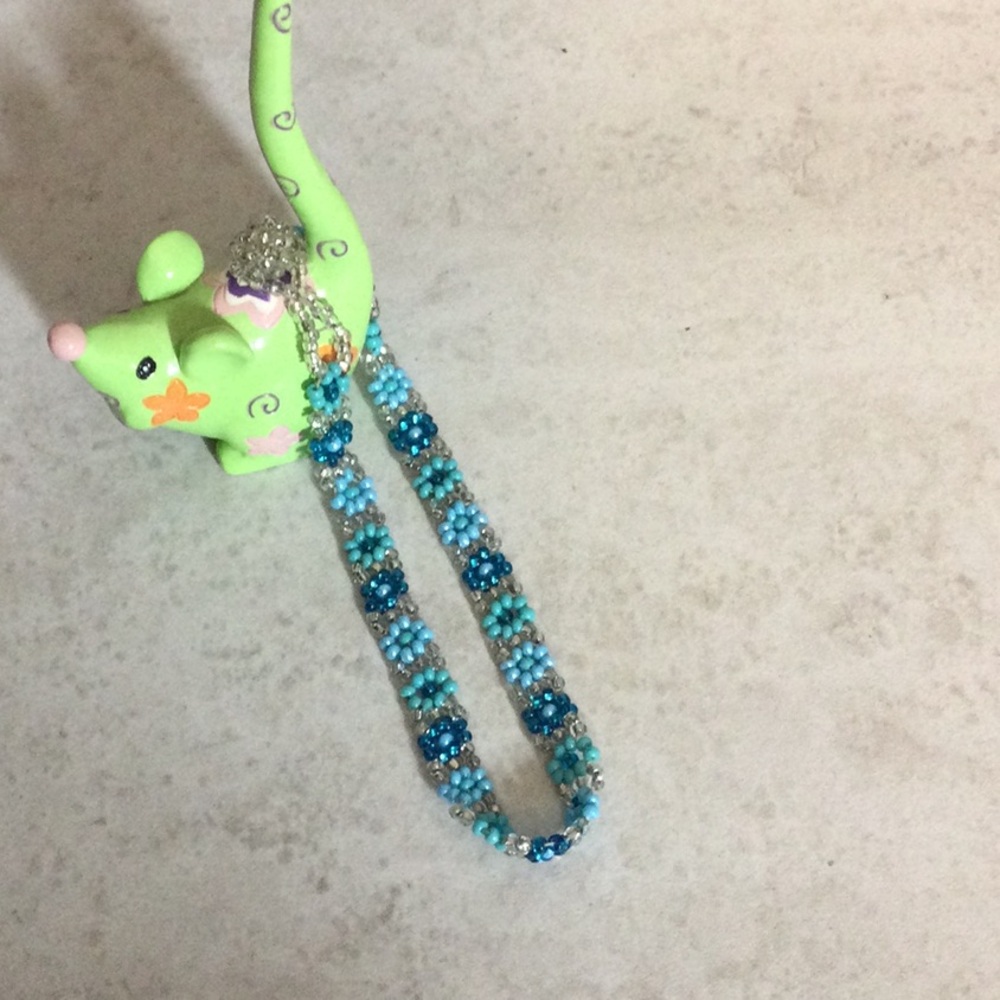 NWT Turquoise Blue Beaded Ankle Bracelet